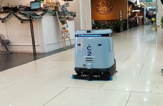 汽車制造廠的智能清潔機器人